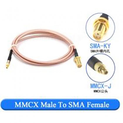 150CM MMCX-J To SMA-K RG316 Extension Cable