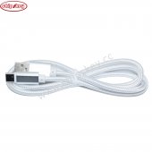 USB-C type-C Nylon Sleeve cable white 1M
