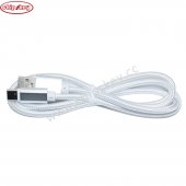 USB-C type-C Nylon Sleeve cable white 1M