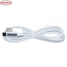 USB-C type-C Nylon Sleeve cable white 1M