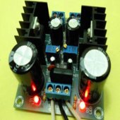 Fused LM317 + LM337 / Negative Dual Adjustable Power Supply Board