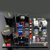 HI END op amp front board with Jung Super POWER core power Amplifier front board