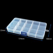 127*67*20mm Plastic Box 15 Small Boxes