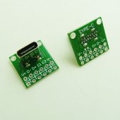 Vertical Type-C USB Female to 2*5pins