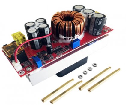 1500W 30A high power DC-DC constant voltage constant current boost power supply module 12/24/48v turn 48/60/72V