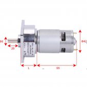 12V 500RPM 60GA775F Motor