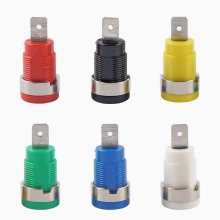 Solder plug female socket / 4mm banana socket banana panel safety wiring terminal high current instrument wiring post hole 12mm