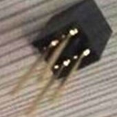2*2 2.54mm Long Pin Header Female Connector Plug