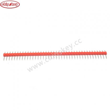 Red 1*40 2.54 Gold-plated copper, male pin header,ROHS 200pcs/Bag