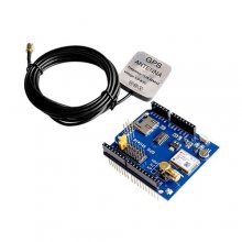 GPS Shield GPS record expansion board GPS module with SD slot card With Antenna for Arduino UNO R3