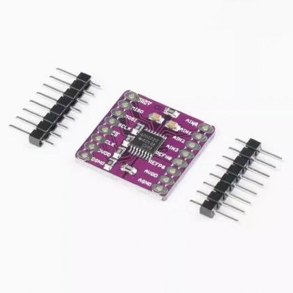 ADS1220 Analog-to-Digital Converter Module, 1220 ADC, SPI, Low Power, 24-bit Analog-to-Digital Converter