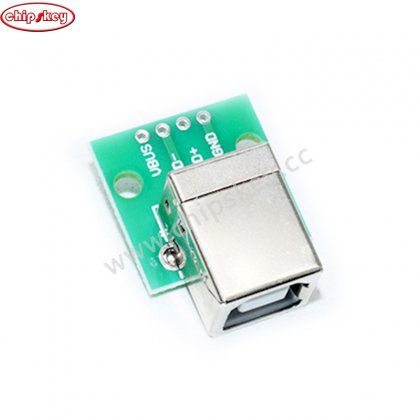 USB to DIP adapter board female head straight B-type interface