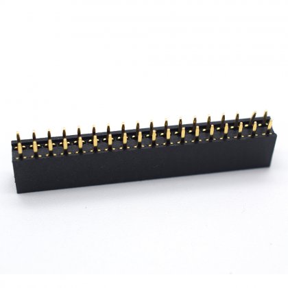 2*18P 2.54mm Female Header Pins