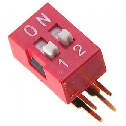 KF1003-02P-R0-ON-02B Side shift DIP witch