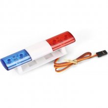 Red/Blue AX-501 RC Car Parts Led Police Flash Light Lamp for 1/10 RC Model Car