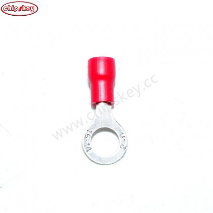 1000pcs/bag RV2-6 O-cold terminal, round terminals, pre-insulating terminal lug, copper wiring nose