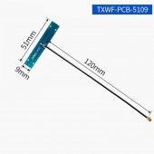 2.4/5.8G/2.5dBi/51*9mm 2.4 GHz Wifi Antenna IPEX 2.4GHz Embedded Antennas for Router Aircard Aerial 5.8GHz for Internet Signal IPX 5G Antenne