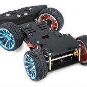 4WD Car Chassis With Servo Turn