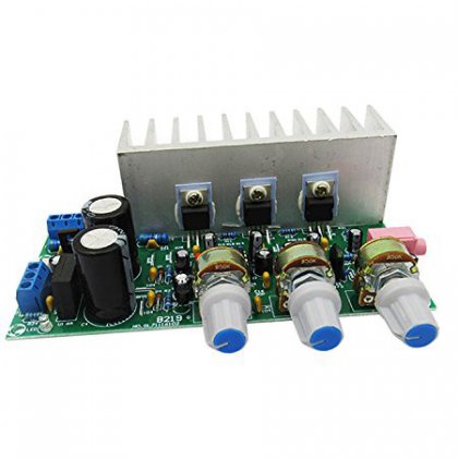 TDA2050 + TDA2030 2.1 Three-Channel Subwoofer Amplifier Board Finished Board 60W