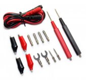 Test Leads kit Replaceable Test wires Probes for digital Multimeter 4mm banana plug crocodile clips U type probe