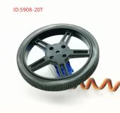 5908-20T Silicone Wheel For SG90