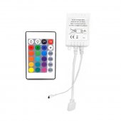 24 Key Mini IR Remote Controller For 3528 5050 RGB LED Strip Light DC 12V