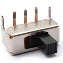 SS12F23/Horizontal Toggle Switch/5 Bend pins 2positions 4mm Switch