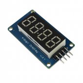 4 Bits TM1637 Red Digital Tube LED Display Module With Clock for Arduono