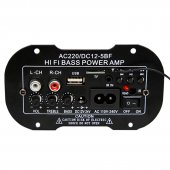 Car Bluetooth Digital Amplifier Board 25W Audio Amplifiers With USB dac FM Radio TF Player Subwoofer Amplificador For Speaker