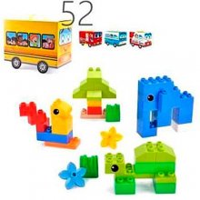 52pcs plastic blocks for childrens under 10 years old Compatible Lego