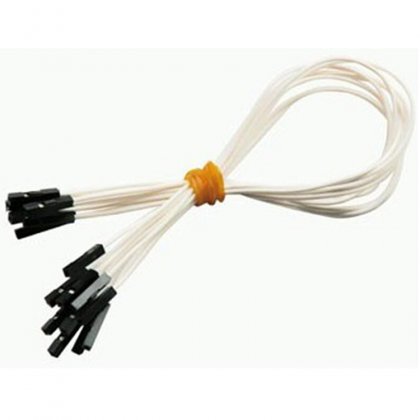 CAB_F-F 10pcs/set 30cm Female/Female Dupont Cable White For Breadboard