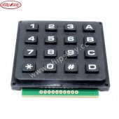 4x4 matrix keyboard, black color