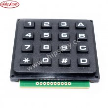 4x4 matrix keyboard, black color
