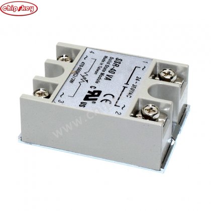 SSR-40VA 40A Metal Base Resistance Regulator Solid State Relay 500 Kohm