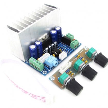 XH-M342 AC/DC12 20W*2+30W PBTL TDA7377 super bass 2.1 channel Power Amplifier Board Subwoofer Audio