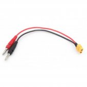 Female 20cm XT60 Connector to 4.0 Banana Plug Balance Charge Cable Wire