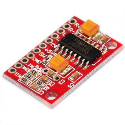 Ultra-small mini digital amplifier, amplifier board, USB-powered, high power 3W dual channel