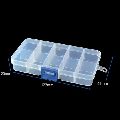 127*67*20mm Plastic Box 10 Small Boxes