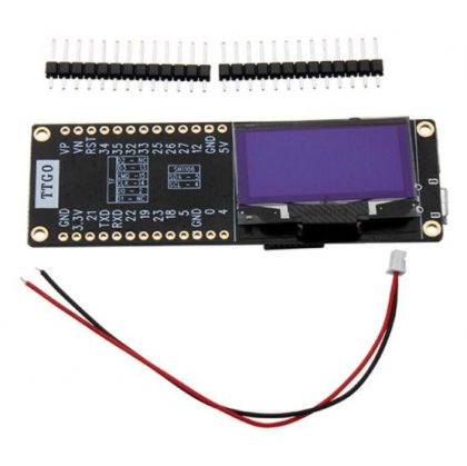 TTGO T-Eight ESP32 SH1106 1.3 Inch OLED Display IPEX 3D Antenna 4MB SPI Flash Psram Packet Monitor ESP32-WROVER Micropython