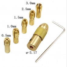 3.17MM Miniature electric drill drill chuck self-tightening