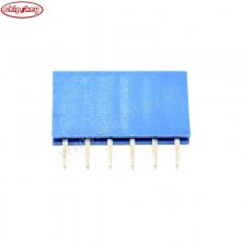 6P 2.54 BLUE Short Pins