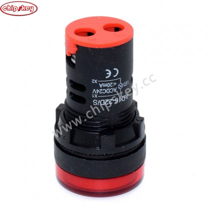 RED AD16-22DS 22mm Indicator Light 24V DC