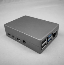 Grey Aluminum Case for raspberry pi 4