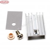 TO-220 Heatsink 15*10*20 without needle + insulating sheet+insulating cap