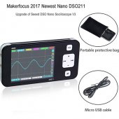 DS211 Pocket-Sized Digital Oscilloscope With 2.8'LCD