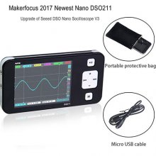 DS211 Pocket-Sized Digital Oscilloscope With 2.8'LCD