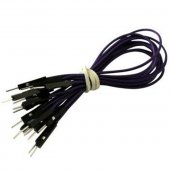 CAB_M-M 10pcs/set 20cm Male/Male Dupont Cable Purple For Breadboard