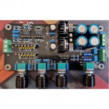 Pre-amplifier Tone Board UPC4570C OP AMP Stereo Preamplifier Volume Tone Control Super OPA2604 AD827JN With LM317+LM337 Without balance adjustment