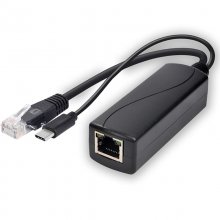 Type C 5V POE Splitter , 48V Input , 5V output For Raspberry PI