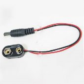 9V battery buckle power connection cable With 5.5*2.1 DC Plug I Type